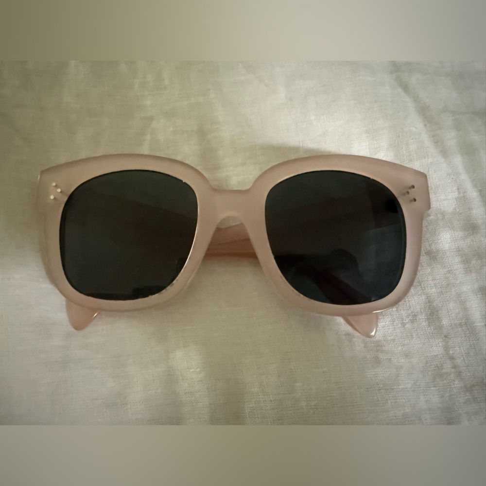 Celine Pink Oversized Square Sunglasses - Picture 2 of 6